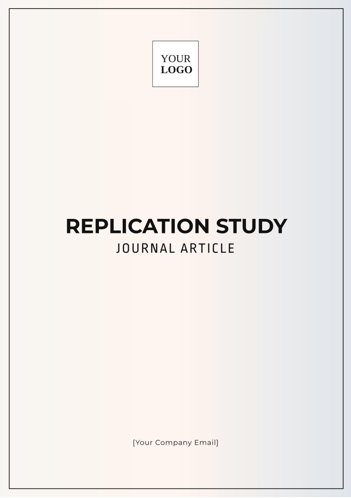 Replication Study Journal Article Template - Edit Online & Download