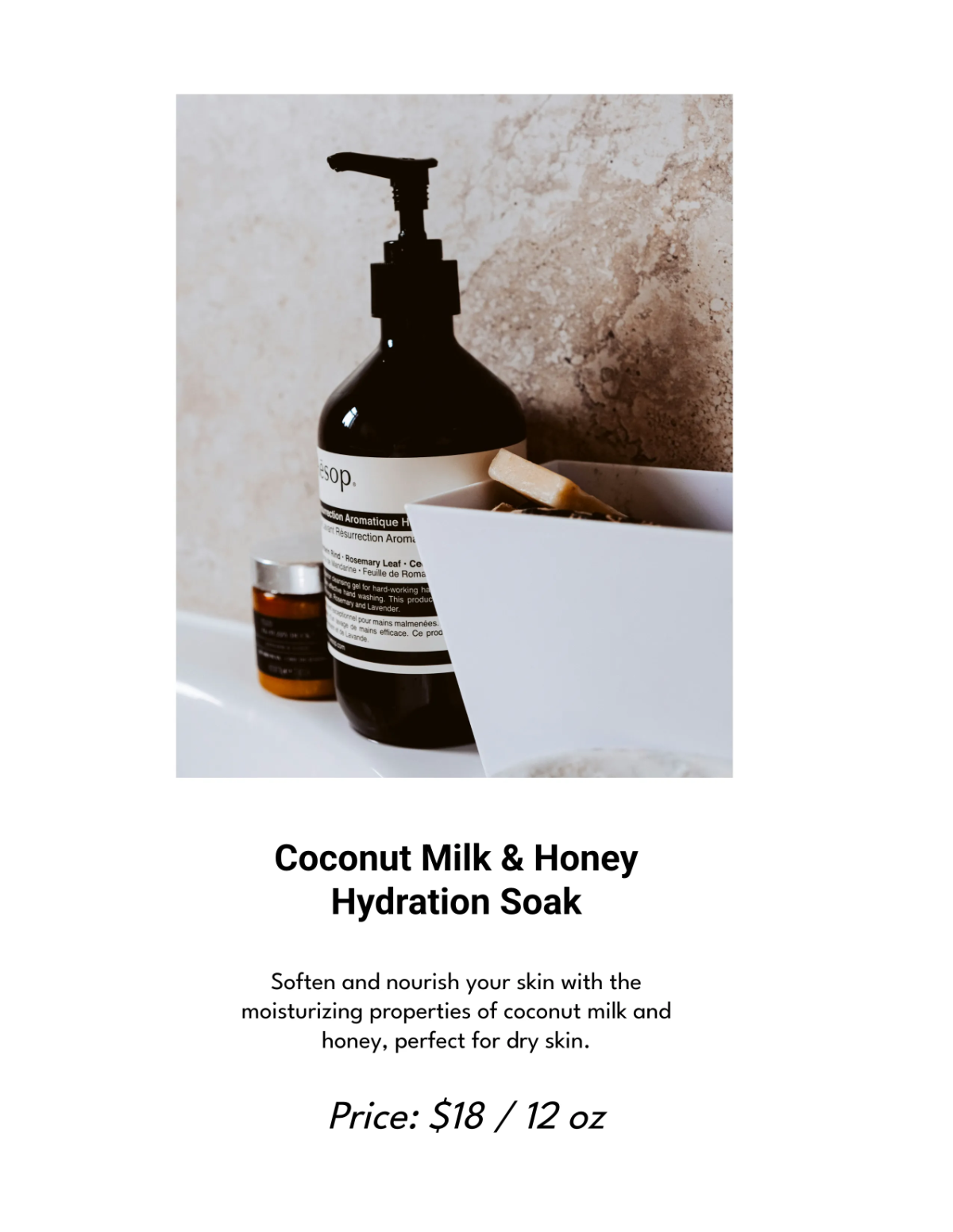 Free Bath Soak Catalog Template to Edit Online
