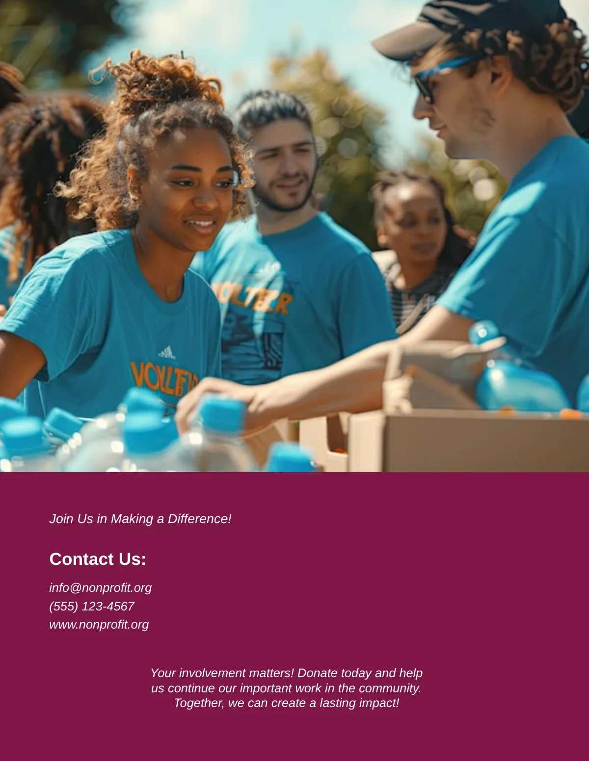 Free Non-Profit Magazine Template to Edit Online