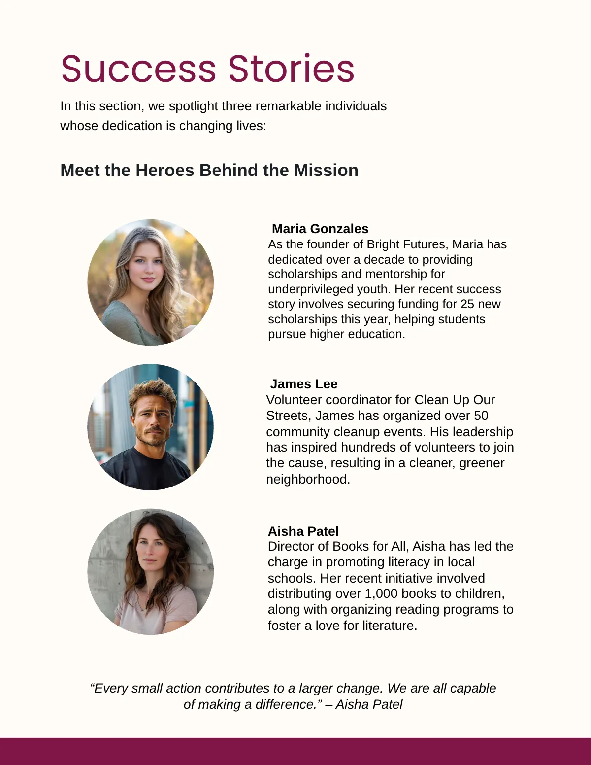 Free Non-Profit Magazine Template to Edit Online