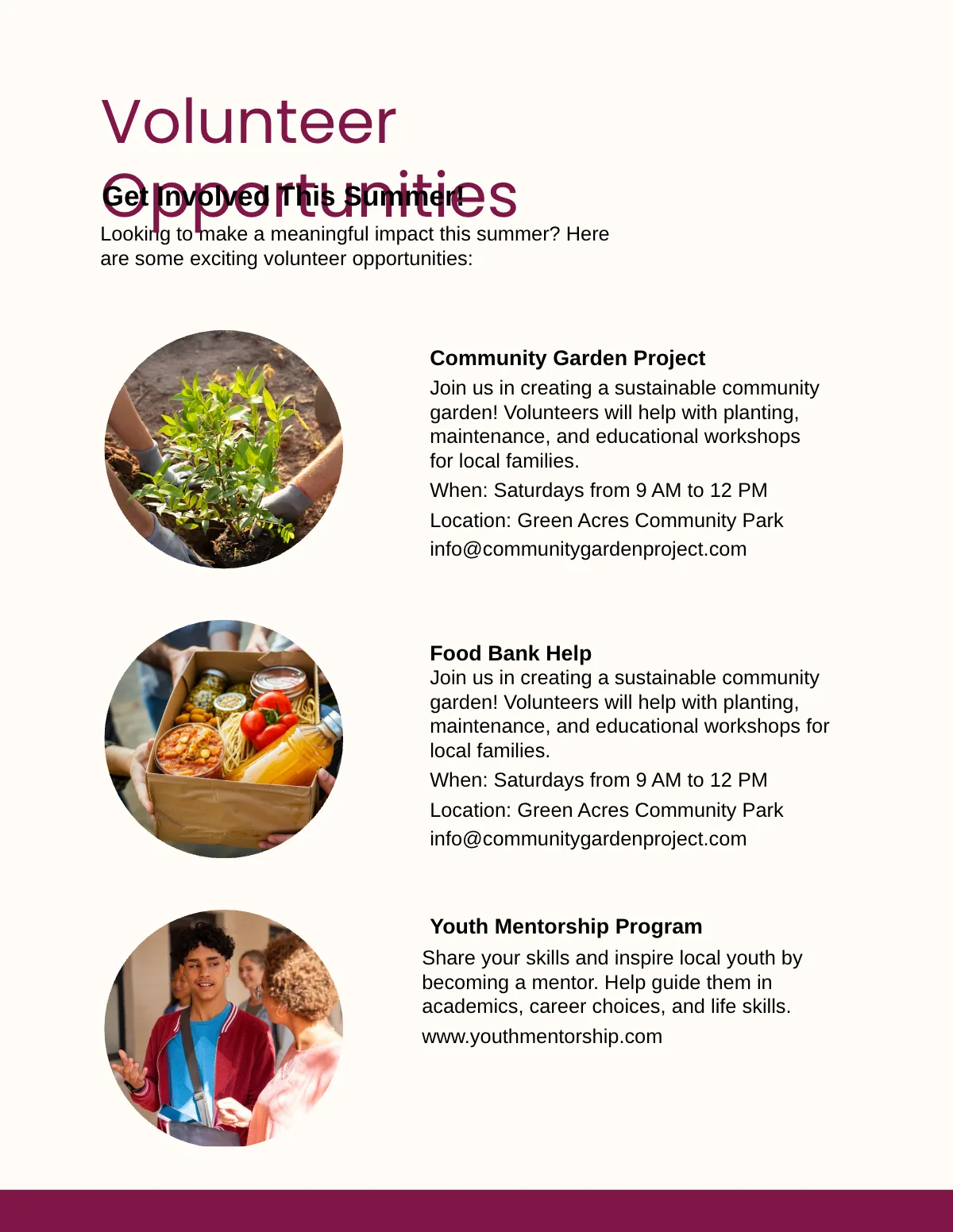 Free Non-Profit Magazine Template to Edit Online