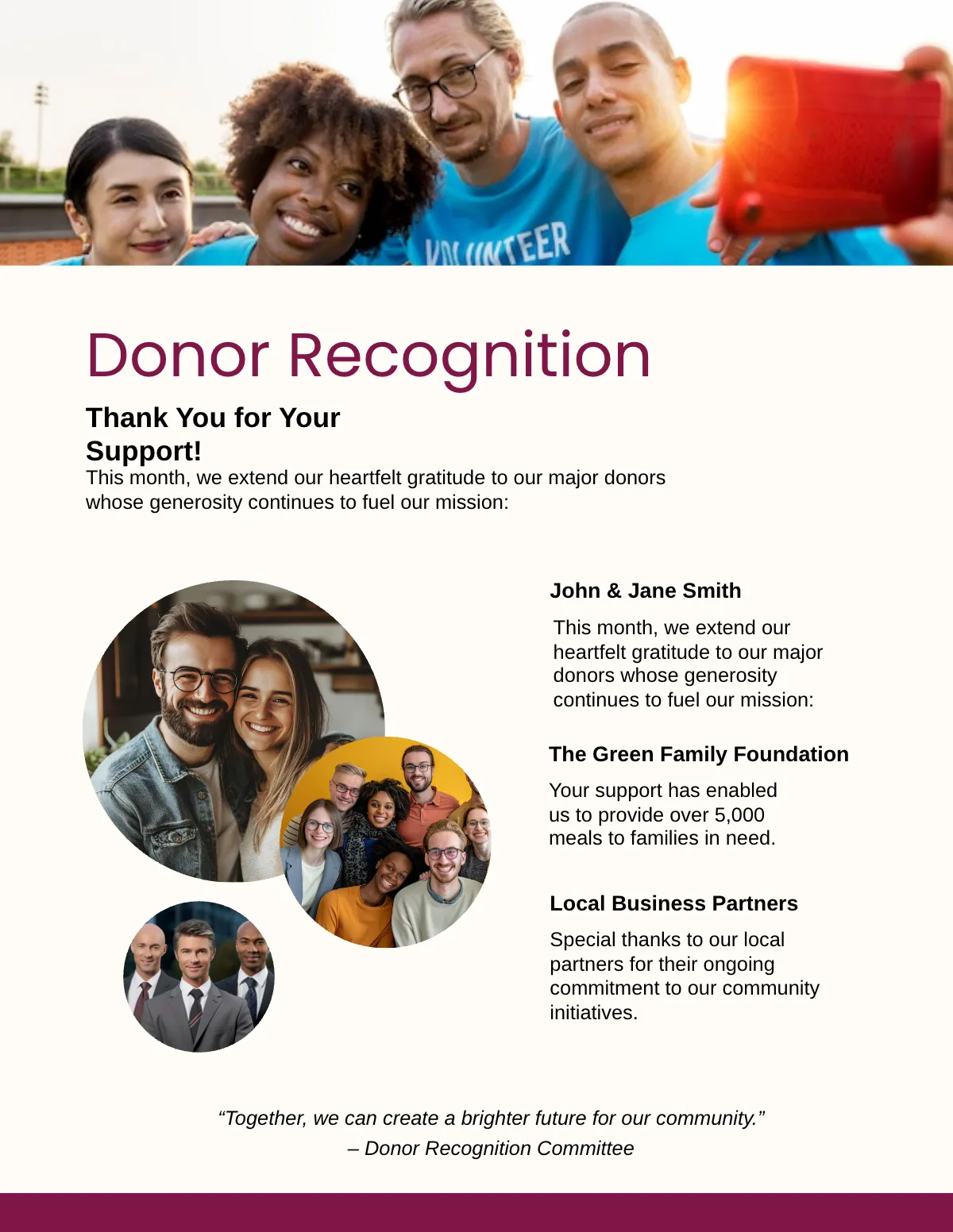 Free Non-Profit Magazine Template to Edit Online