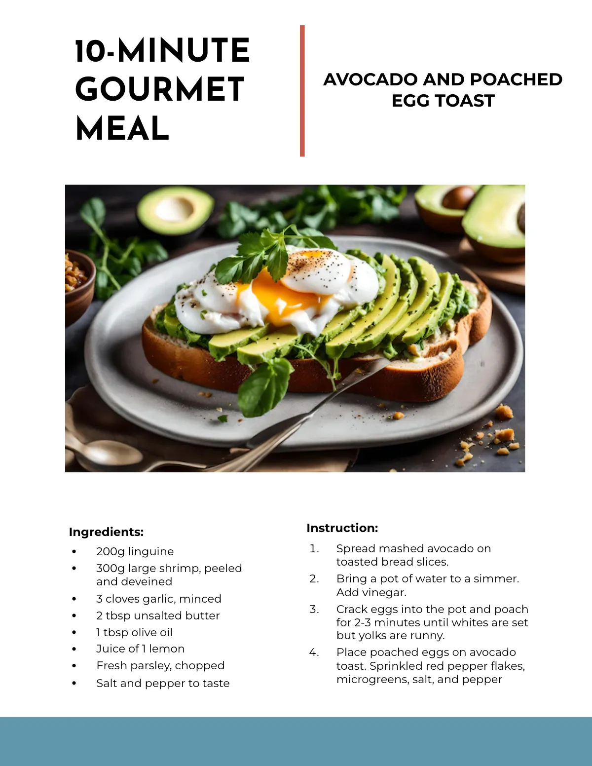 Free Modern Cooking Magazine Template to Edit Online