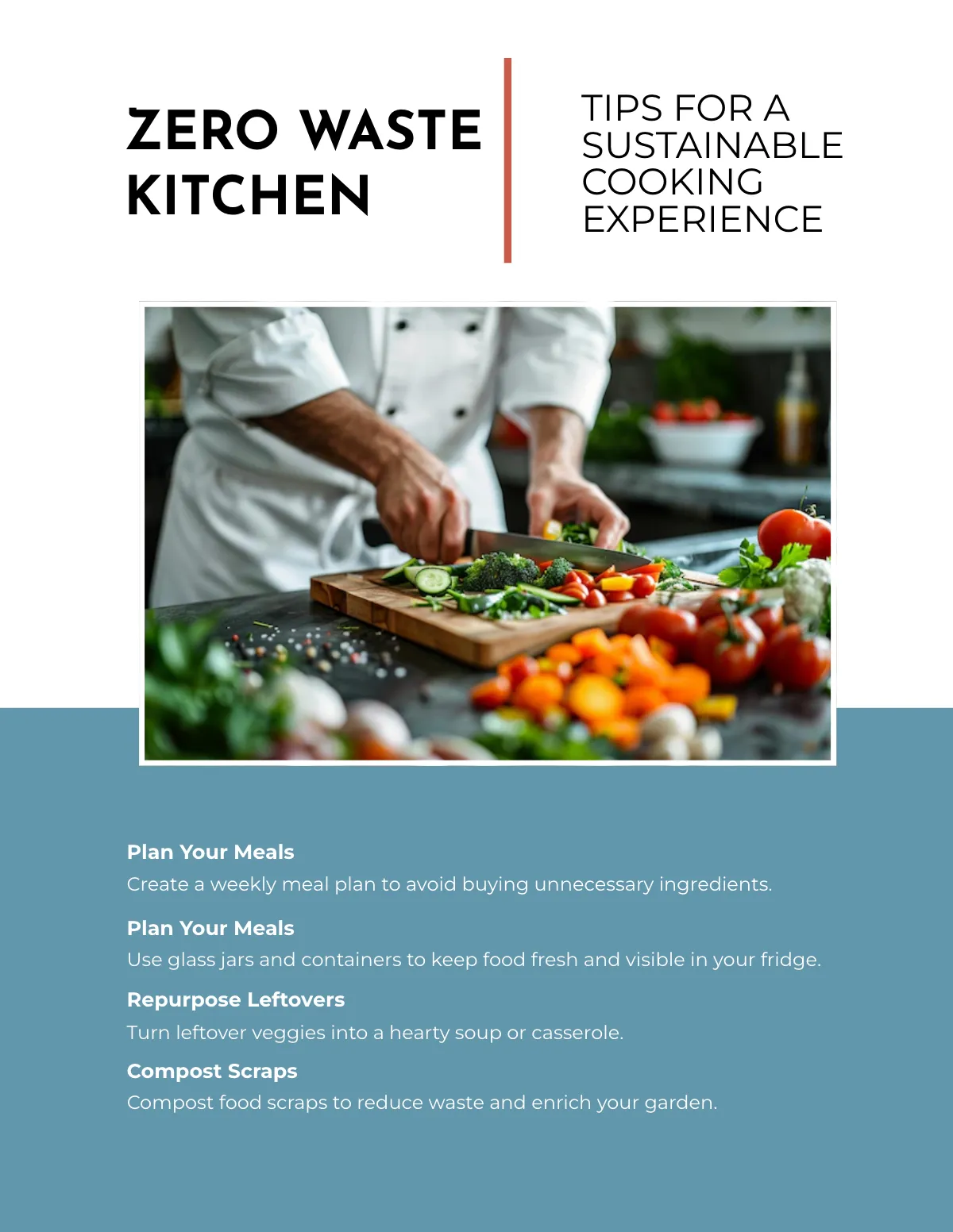 Free Modern Cooking Magazine Template to Edit Online