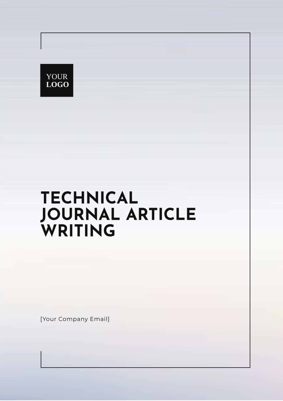 Technical Journal Article Writing Template - Edit Online & Download