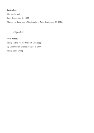 Free Professional Notary Template to Edit Online