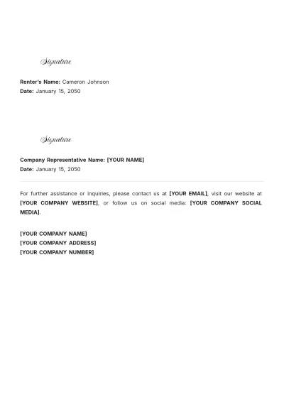 Free Business Liability Release Template to Edit Online