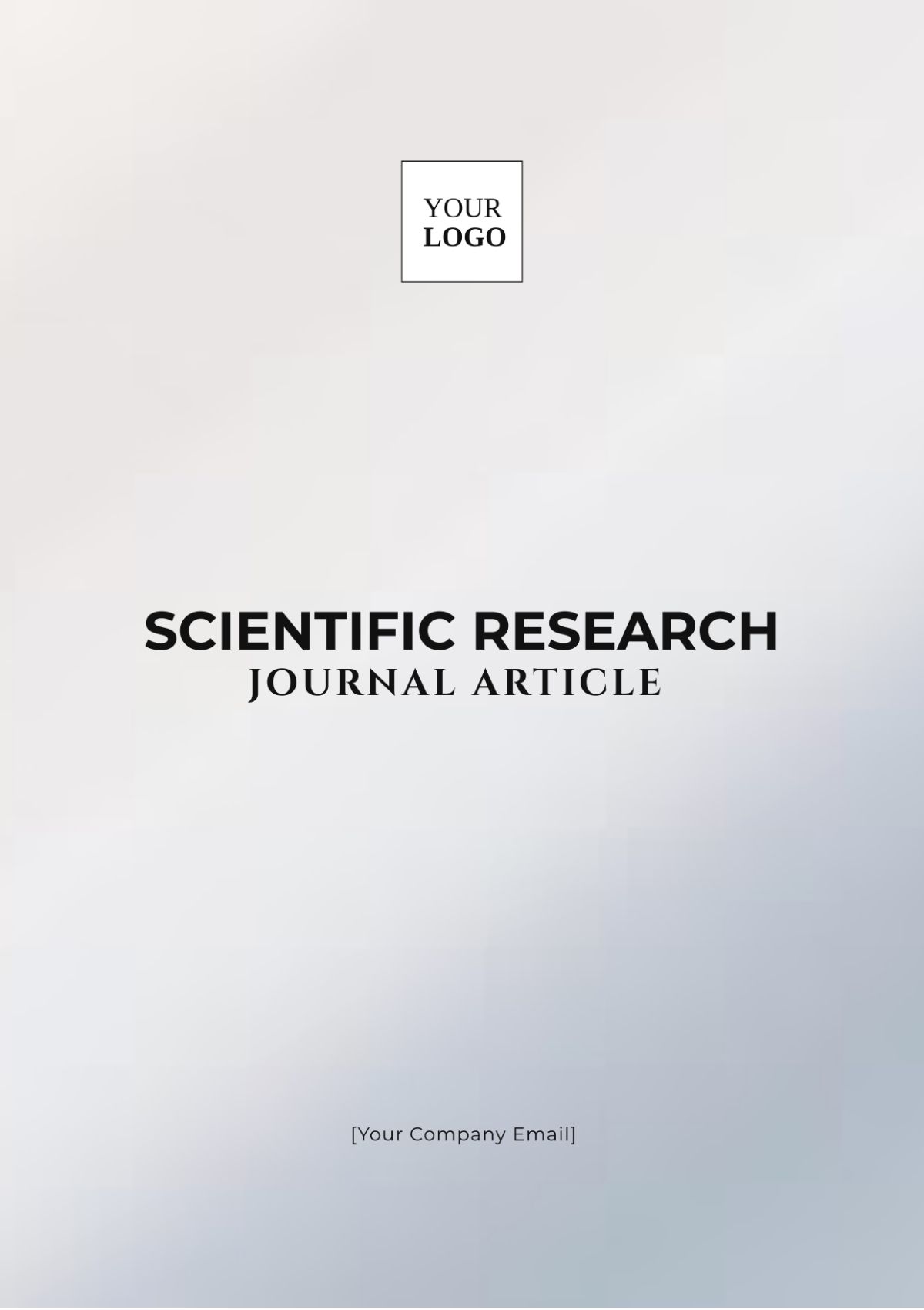 Scientific Research Journal Article Template - Edit Online & Download