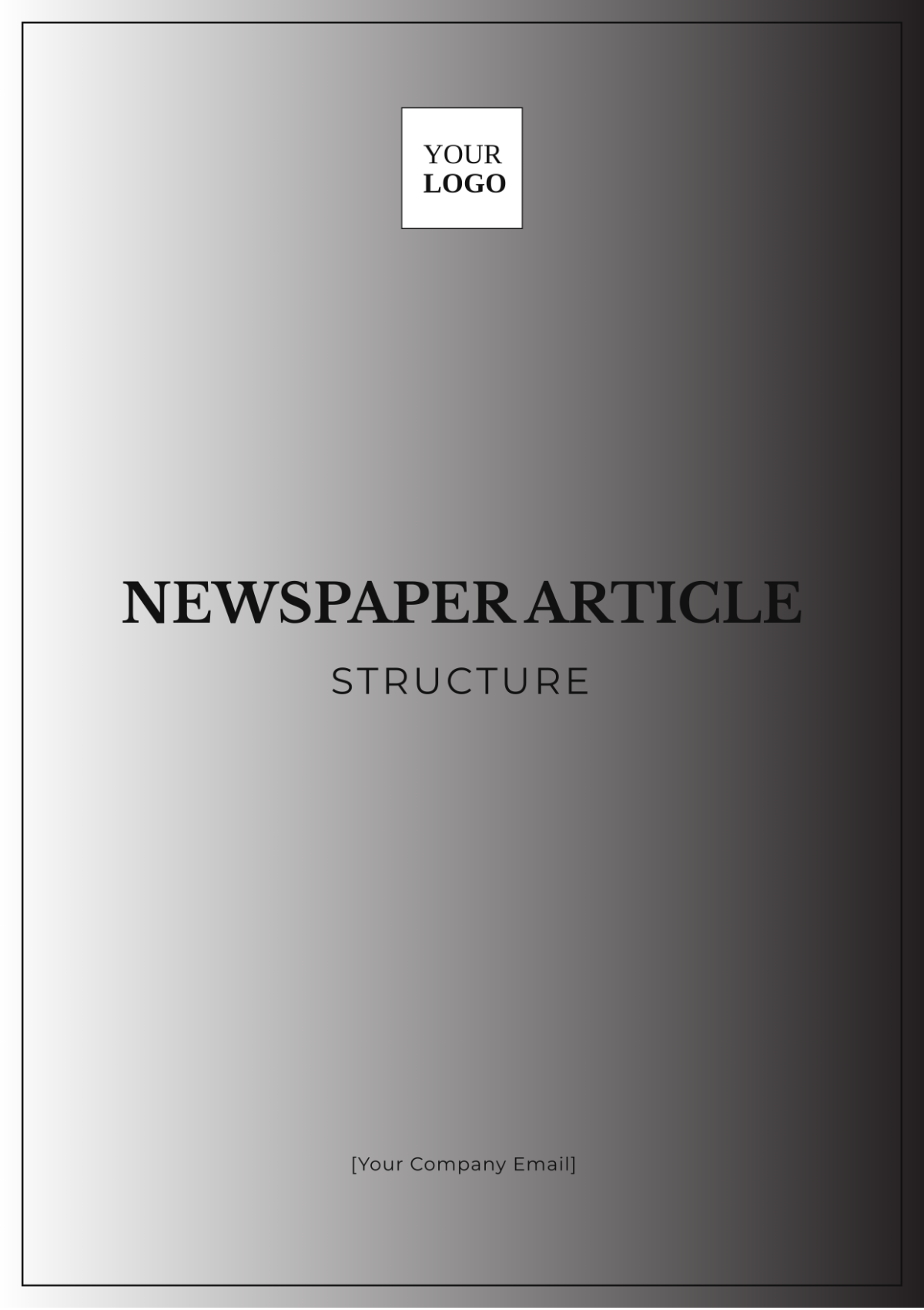 Newspaper Article Structure Template - Edit Online & Download