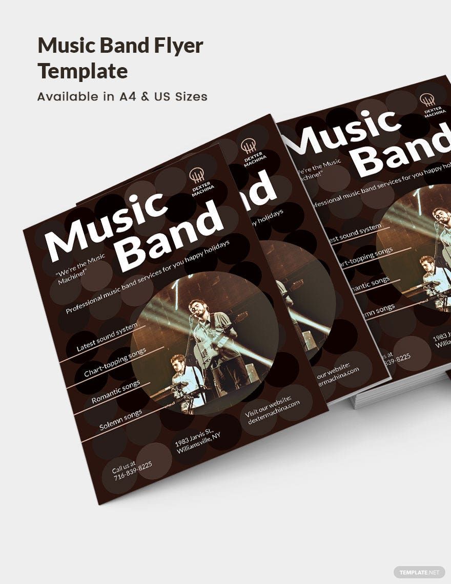Music Band Flyer Template