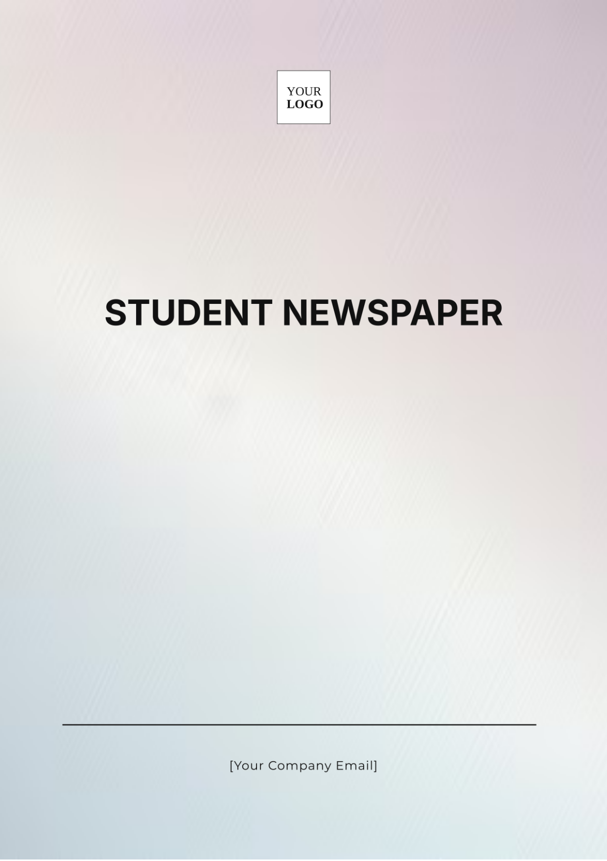 Student Newspaper Template - Edit Online & Download