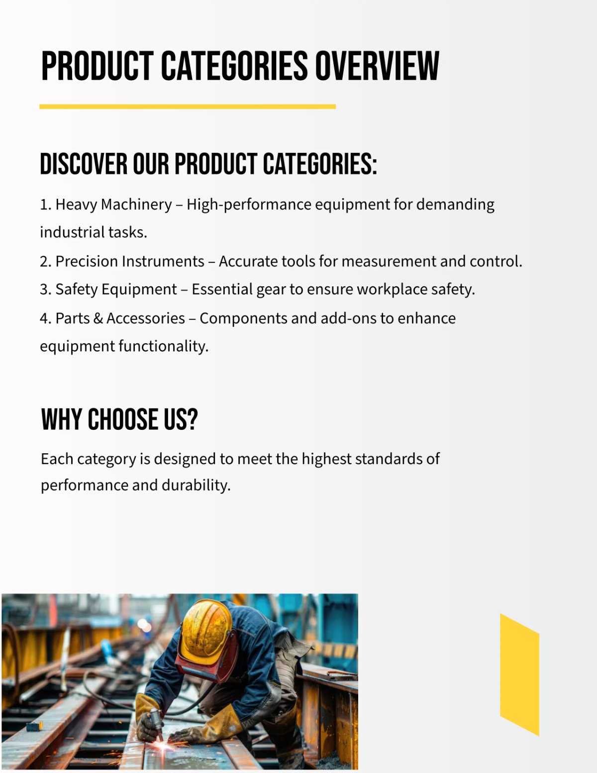 Free Industrial Catalog Template to Edit Online