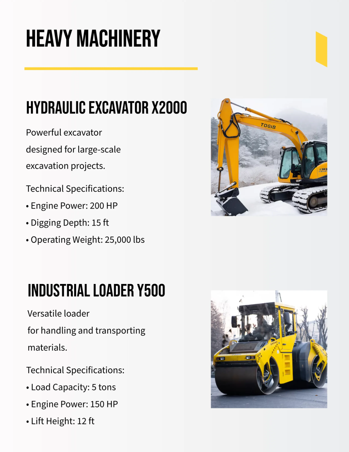 Free Industrial Catalog Template to Edit Online