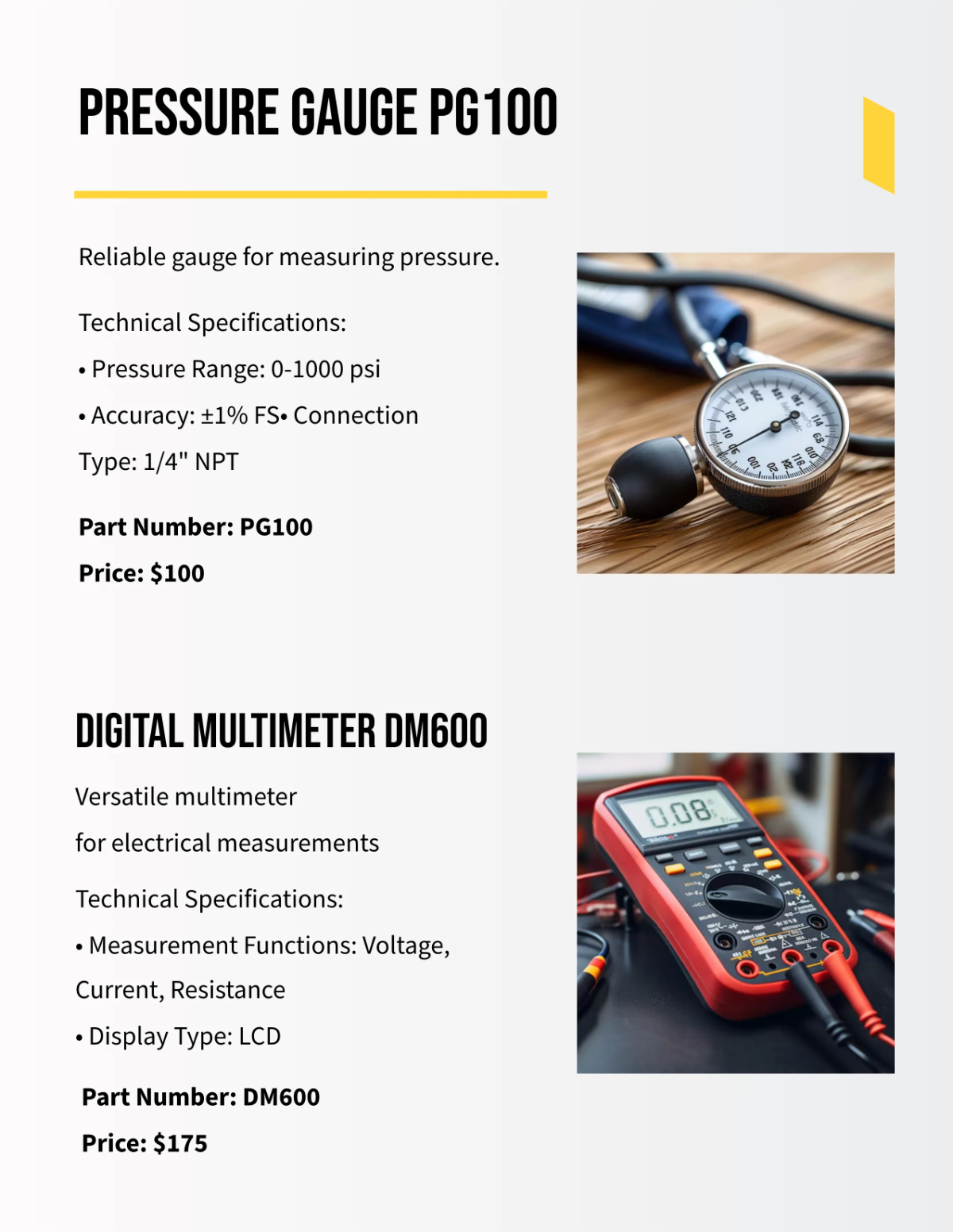 Free Industrial Catalog Template to Edit Online