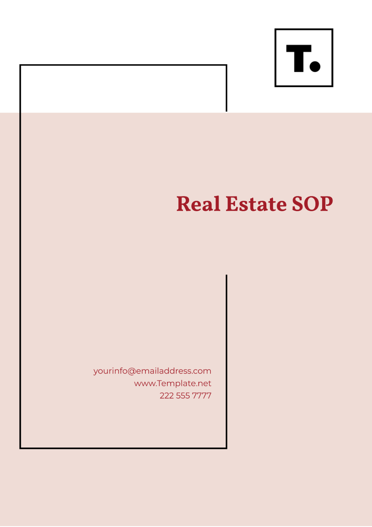 Real Estate SOP Template