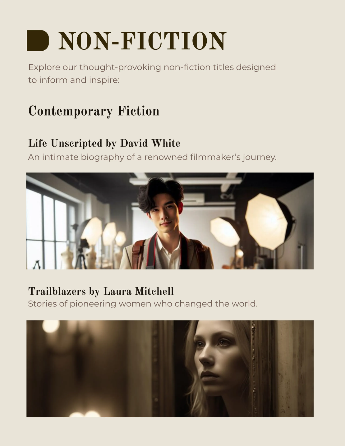 Free Book Catalog Template to Edit Online