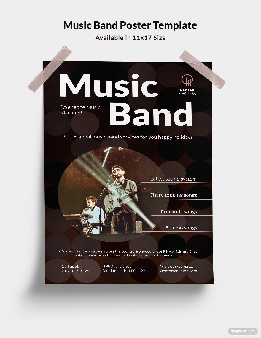 Music Band Poster Template