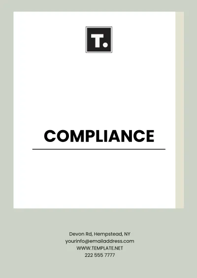 Free Compliance Template to Edit Online