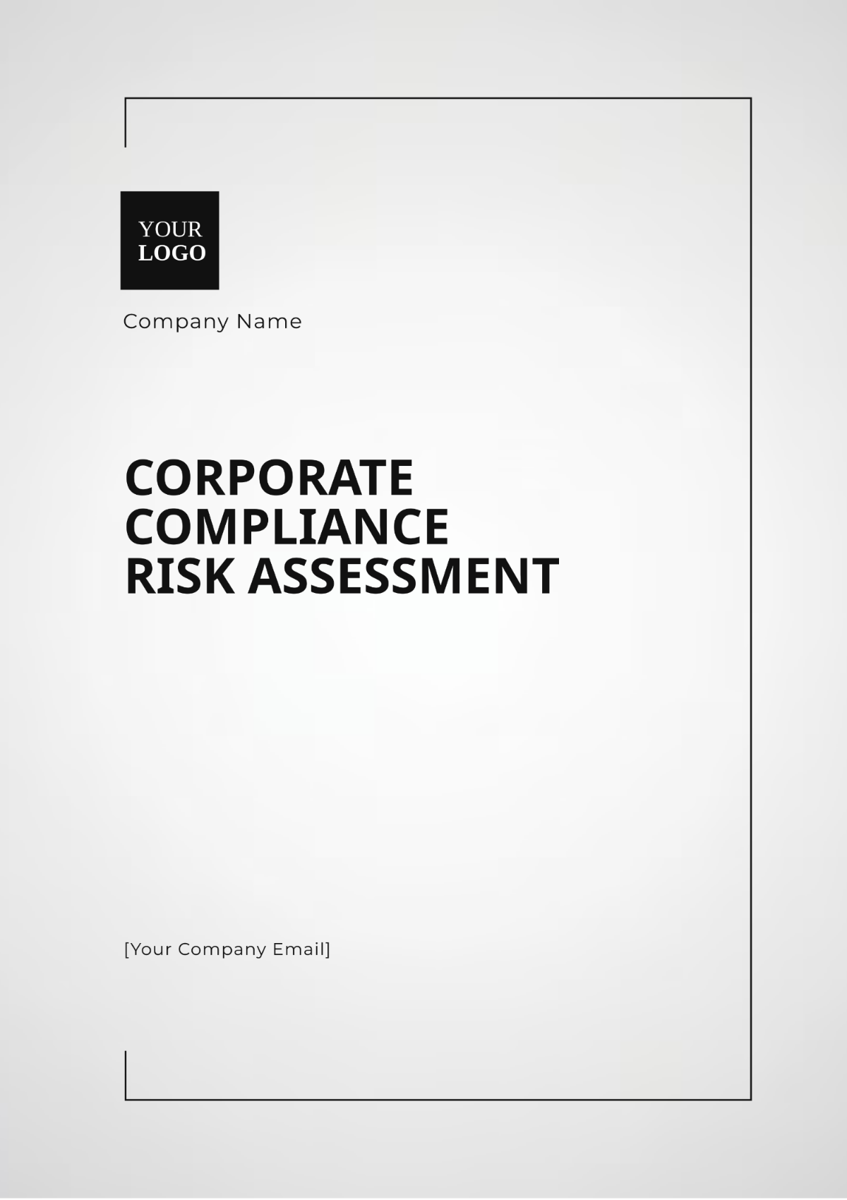 Corporate Compliance Risk Assessment Template