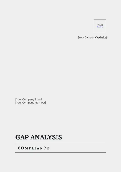 Free Gap Analysis Compliance Template to Edit Online
