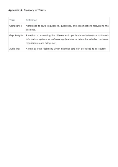 Free Gap Analysis Compliance Template to Edit Online
