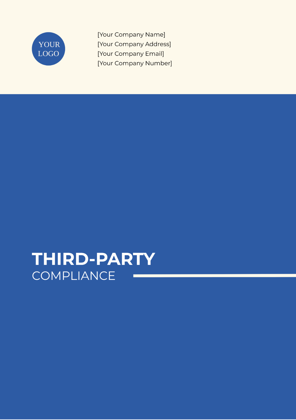 Third-Party Compliance Template