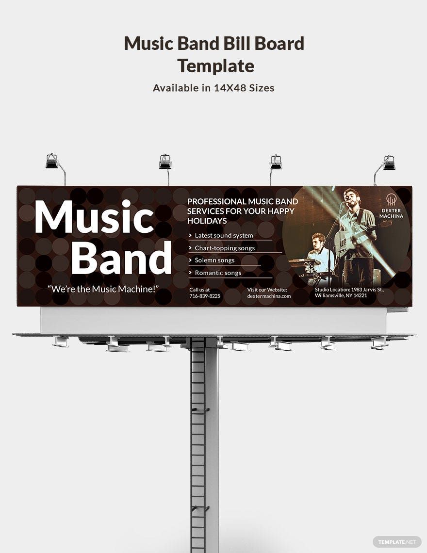 Music Band Billboard Template