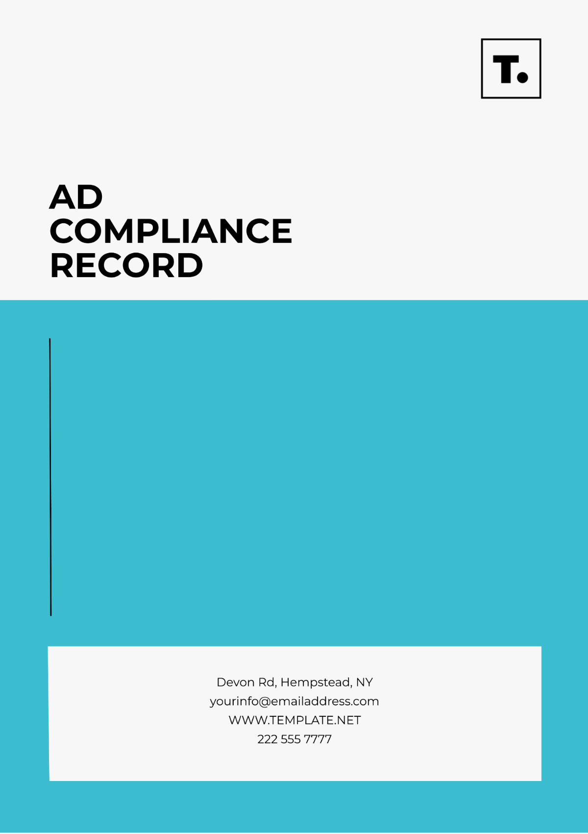 Ad Compliance Record Template