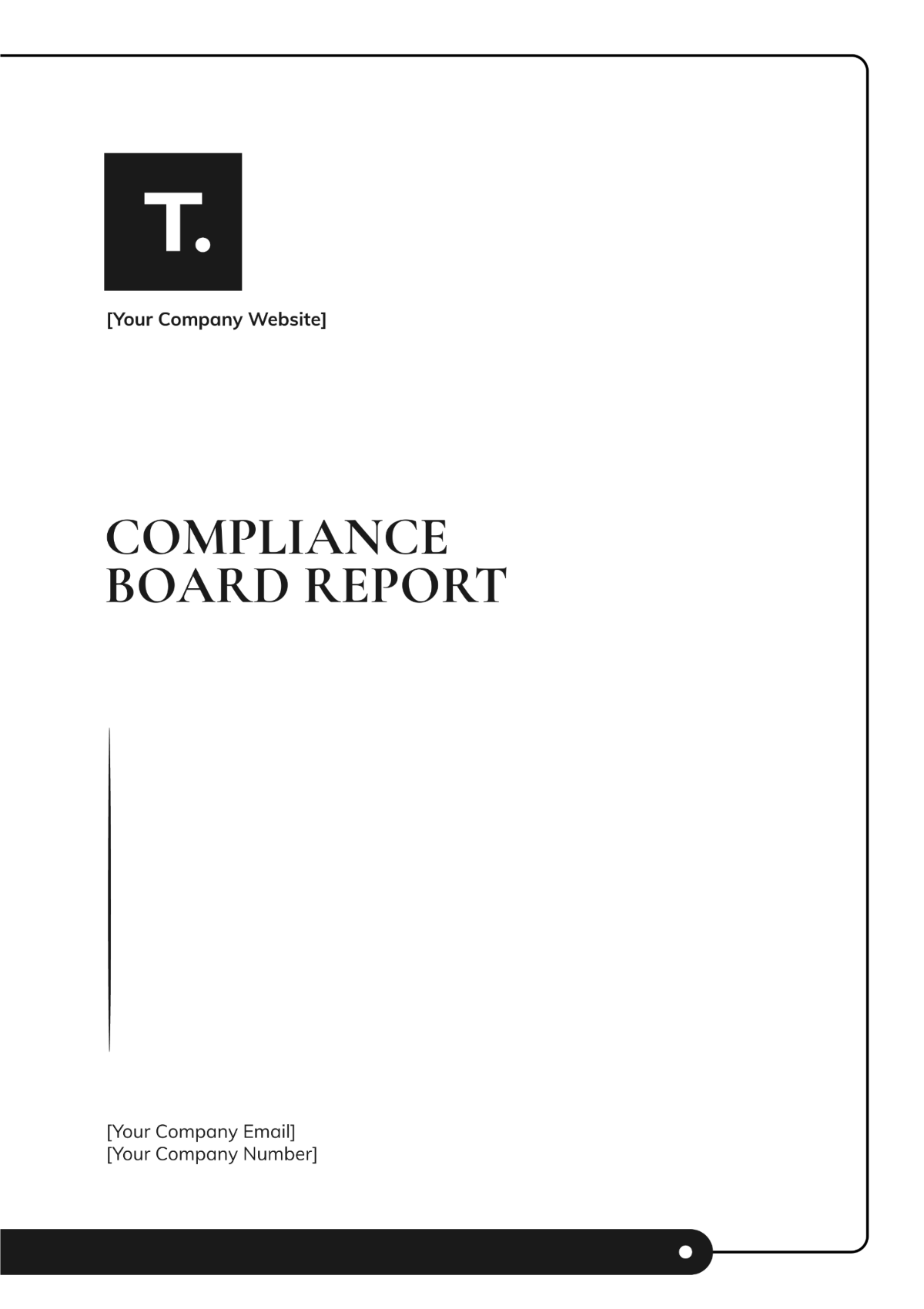 Compliance Board Report Template