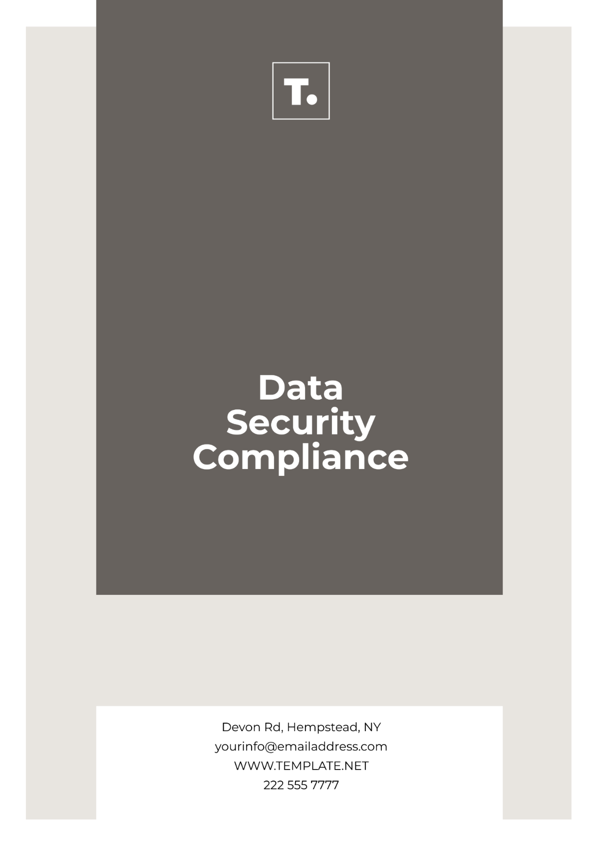 Data Security Compliance Template