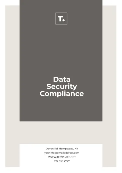 Free Data Security Compliance Template to Edit Online