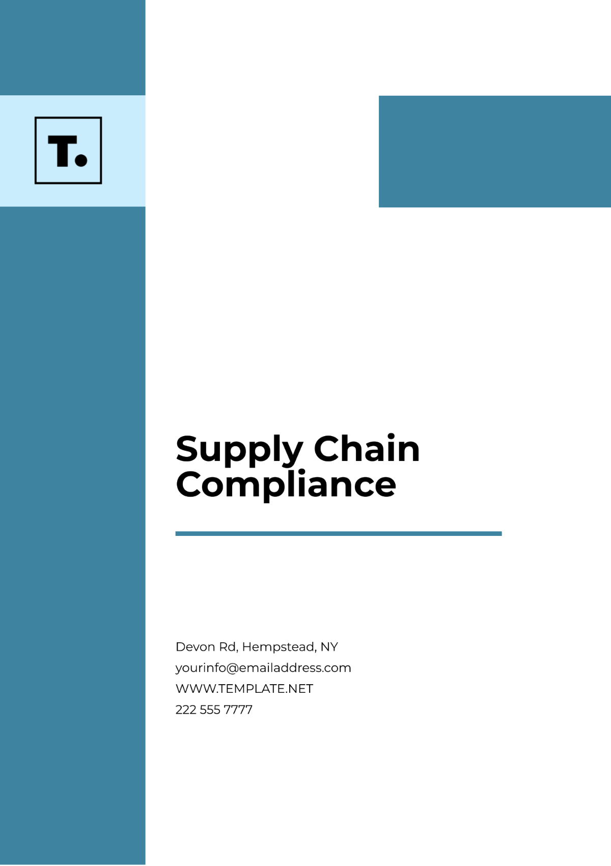 Supply Chain Compliance Template