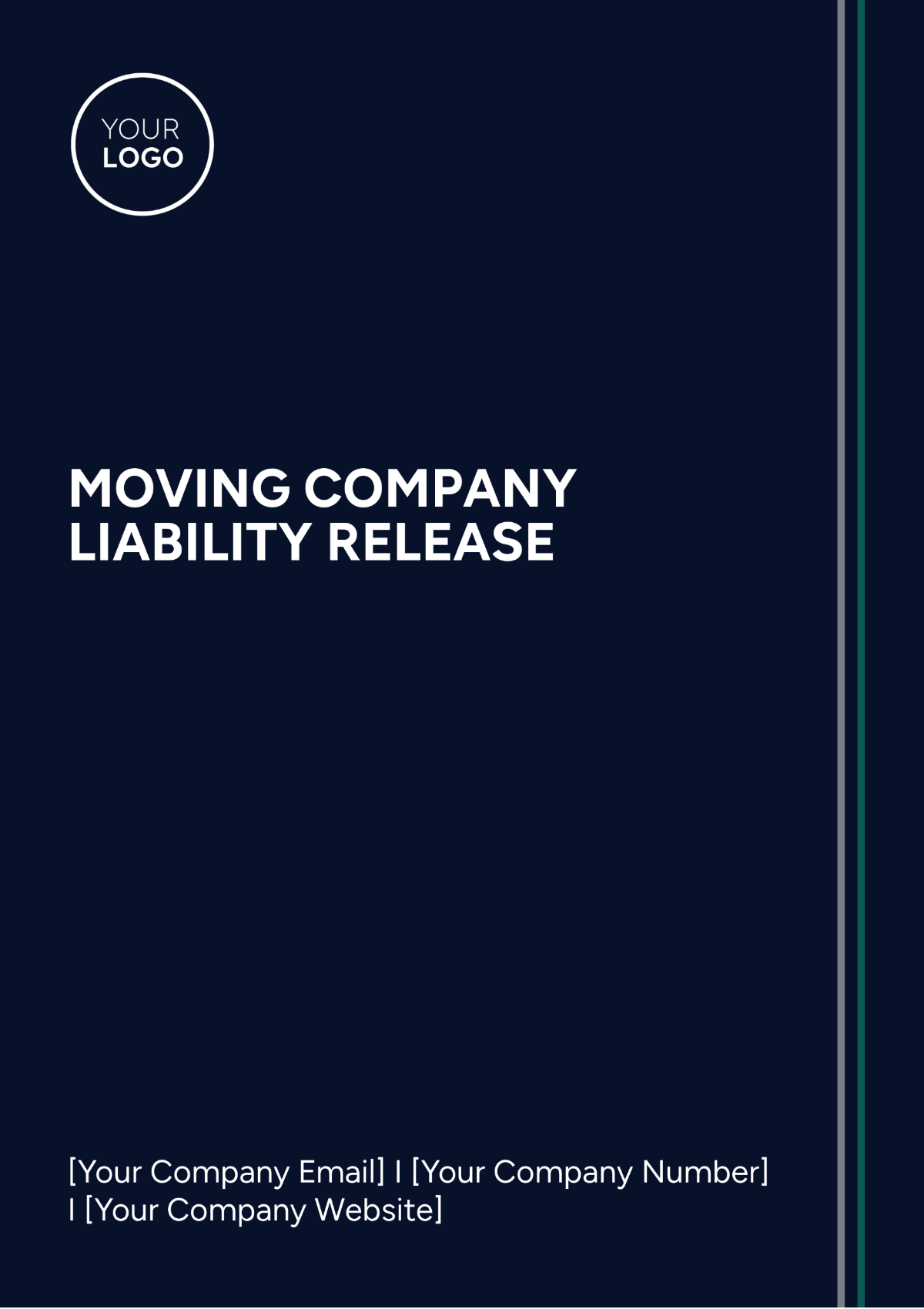 Moving Company Liability Release Template