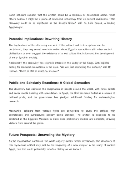 Free Discovery News for Newspaper Article Template to Edit Online