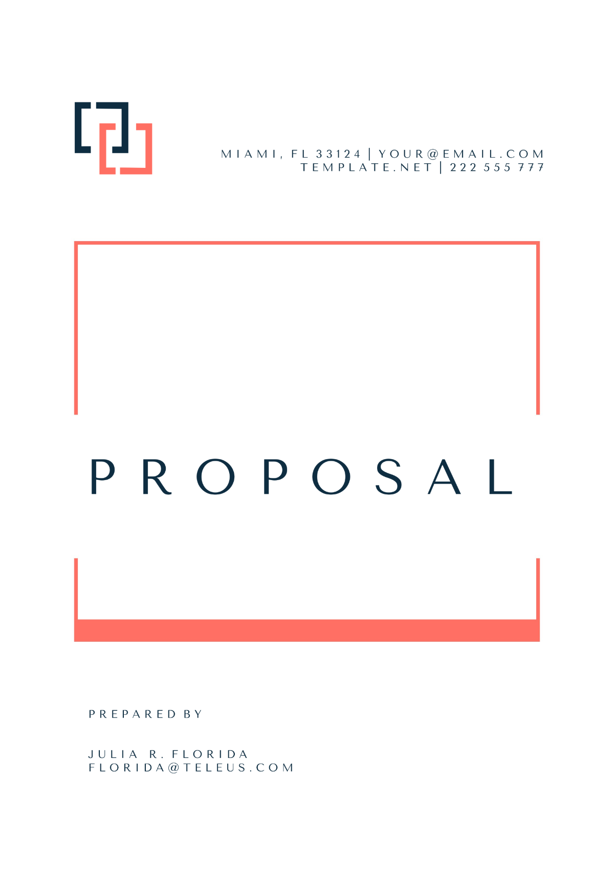 Proposal Template