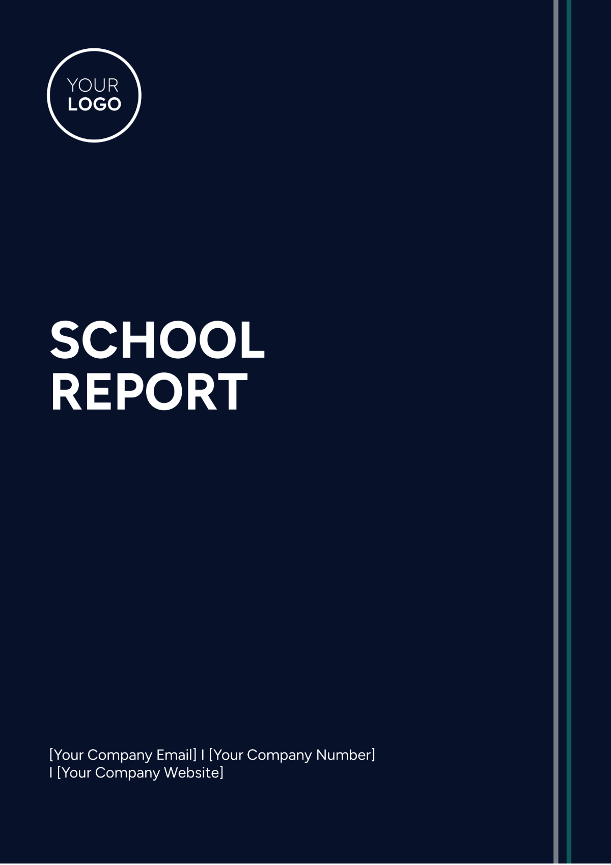 School Report Template - Edit Online & Download