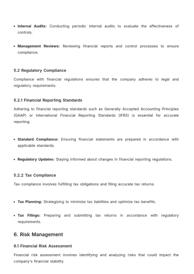 Free Accounting Financial Management Template to Edit Online