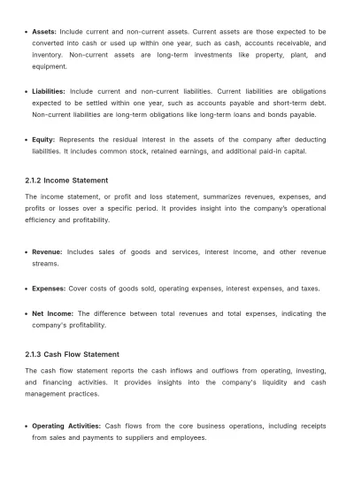 Free Accounting Financial Management Template to Edit Online