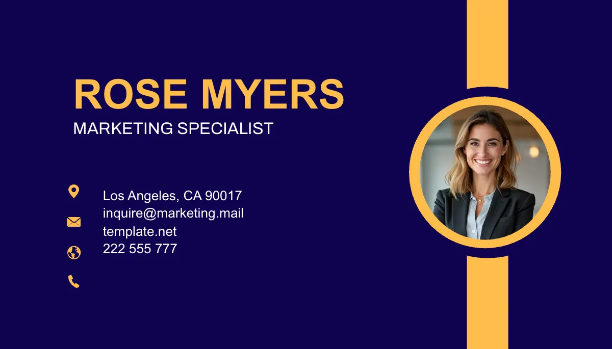 Free Marketing Boutique Business Card Template to Edit Online