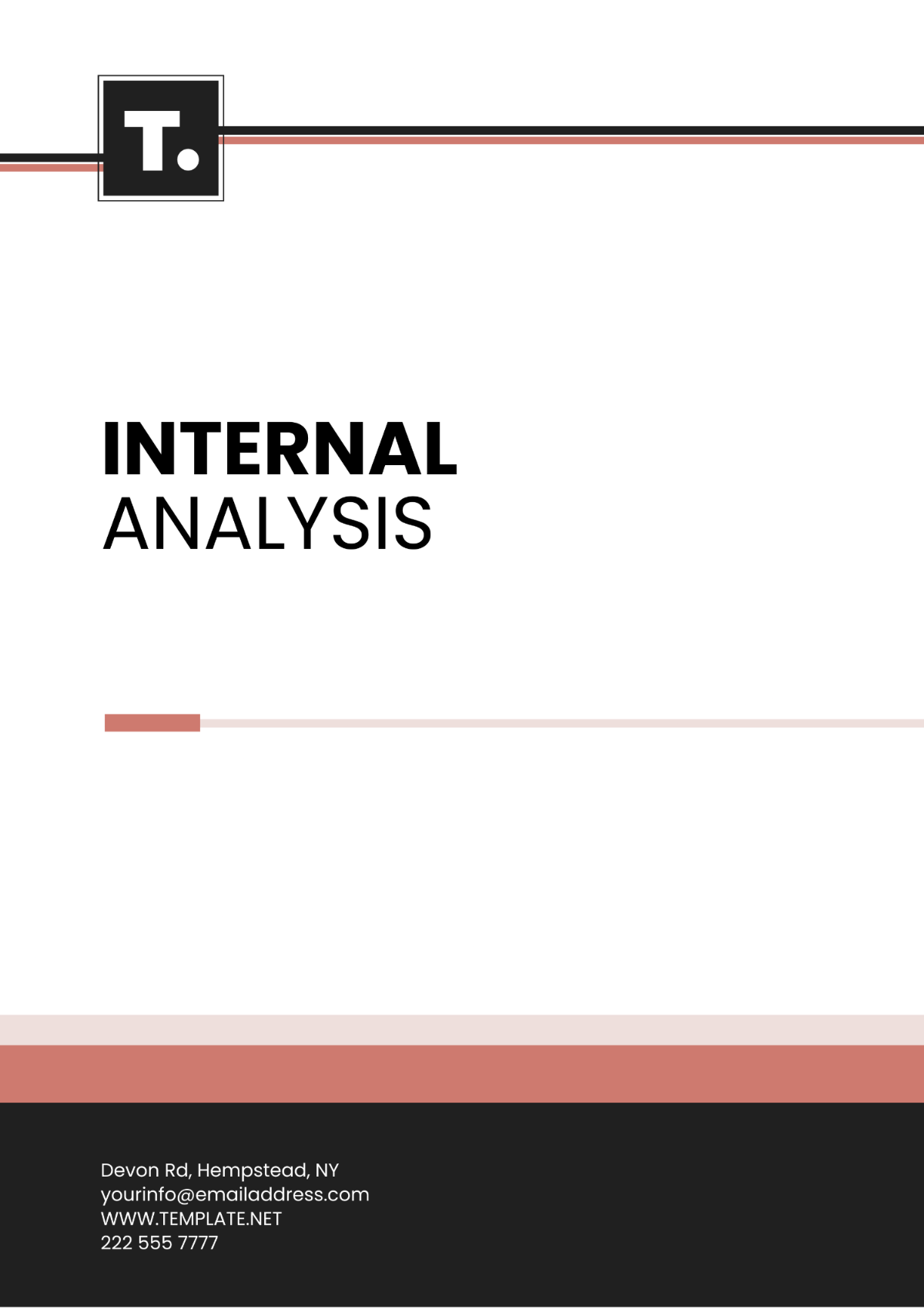 Aesthetic Internal Analysis Template