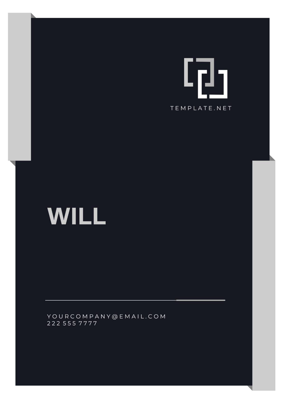 Professional Will Template - Edit Online & Download