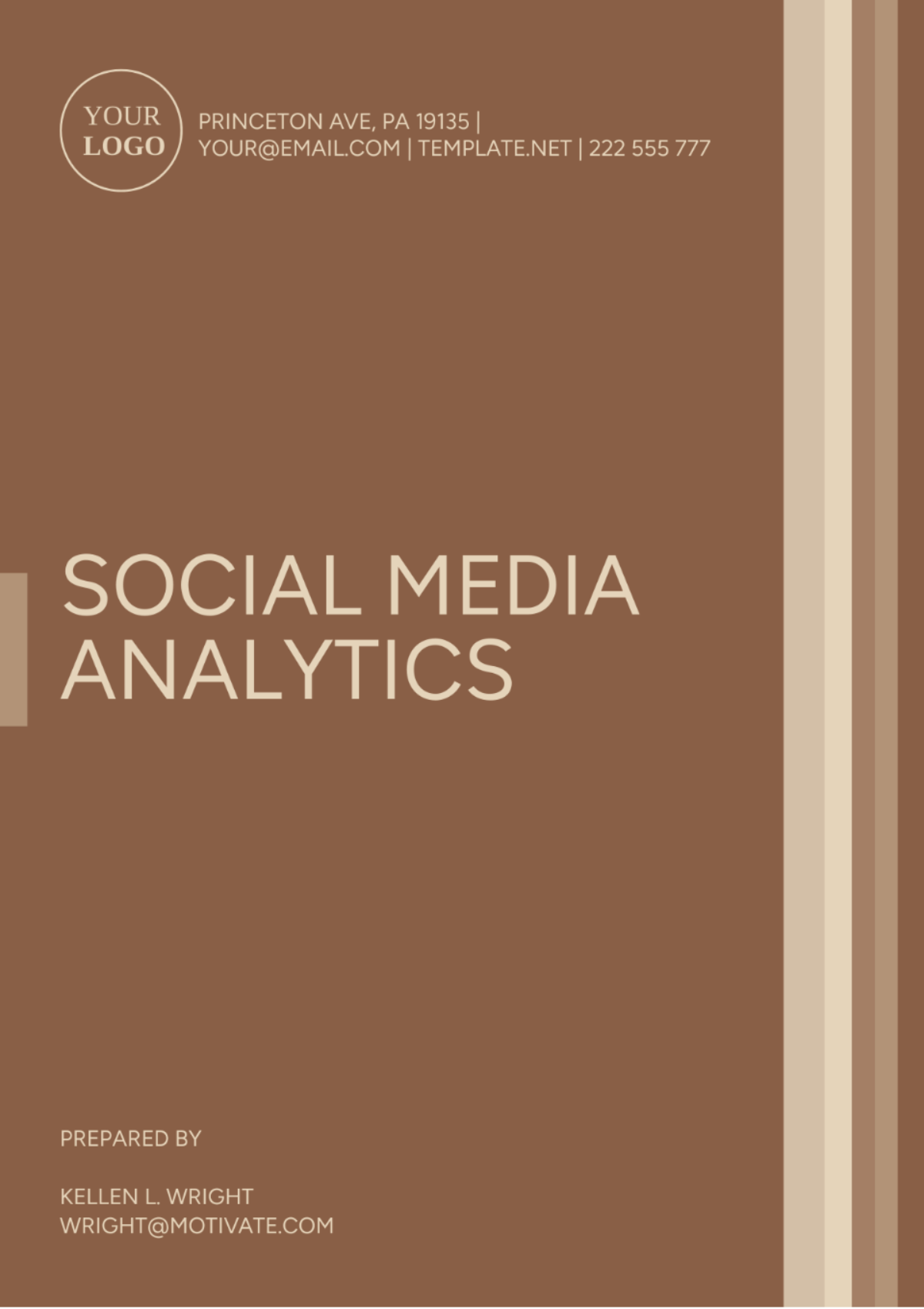 Social Media Analytics Report Template