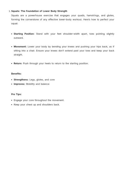 Free Fitness Magazine Article  Template to Edit Online