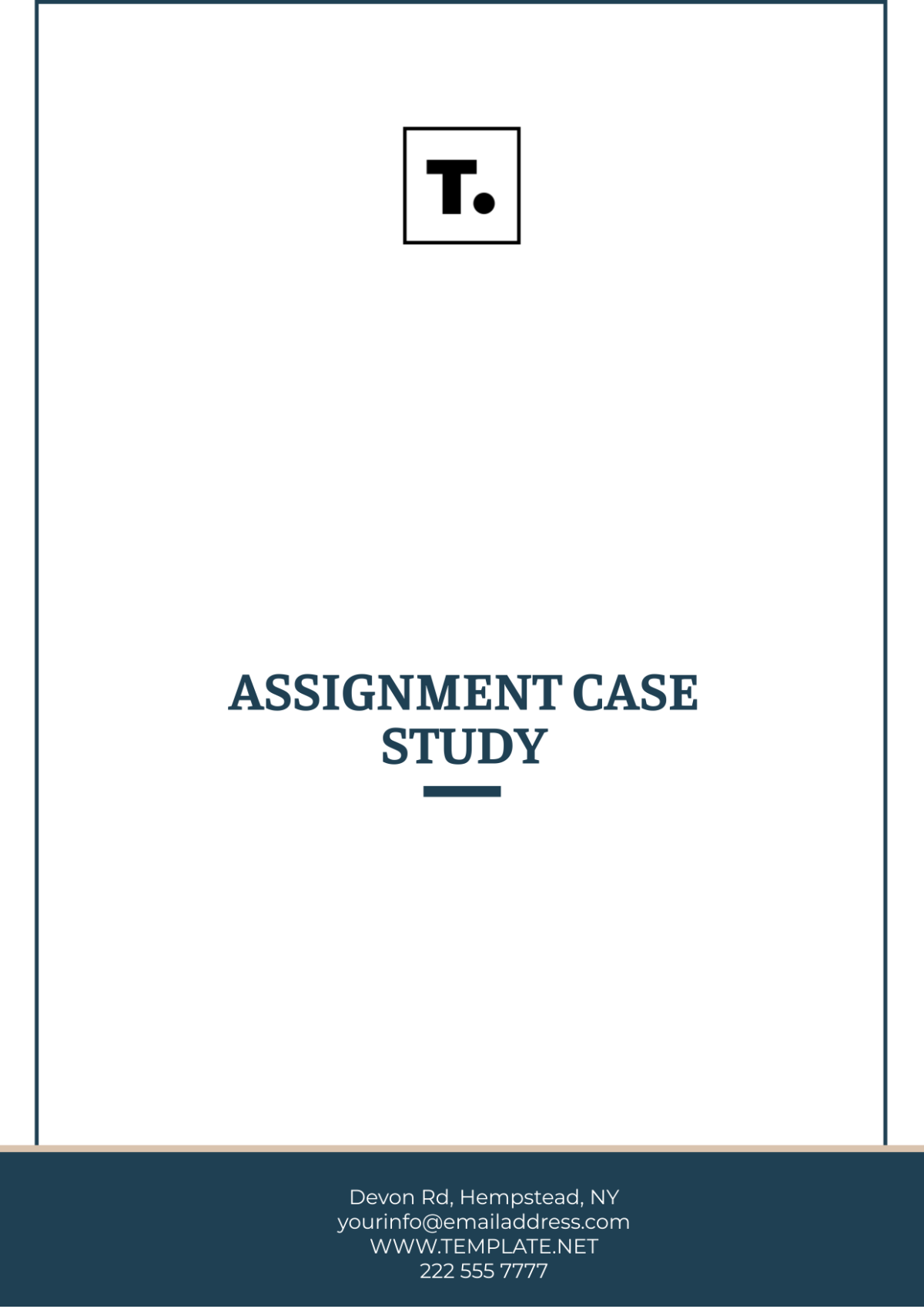 Assignment Case Study Template