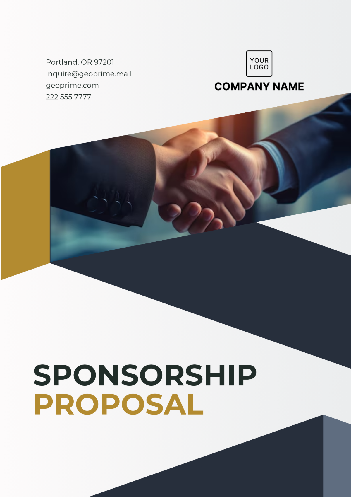 Sponsorship Proposal Template