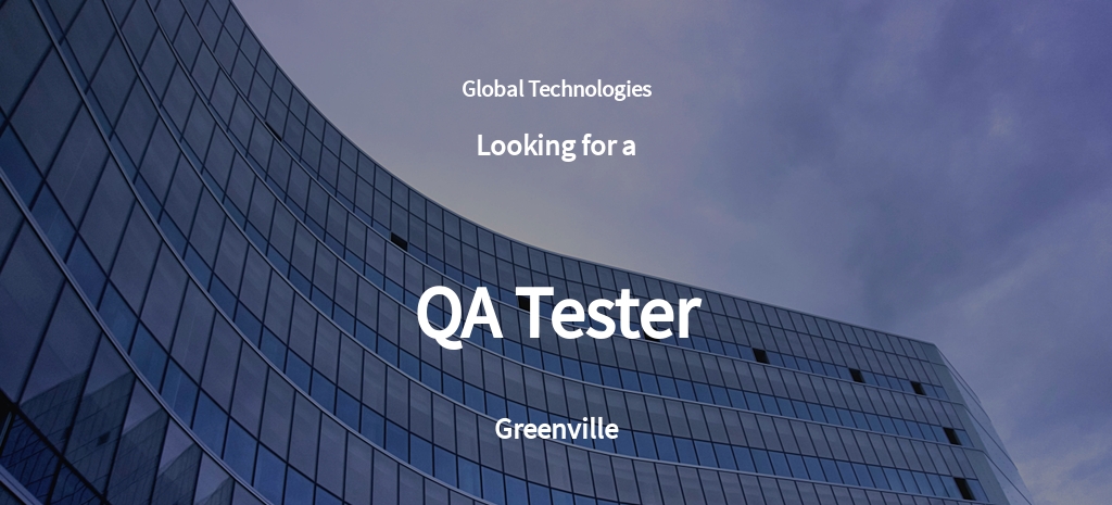 Free QA Tester Job Ad/Description Template.jpe