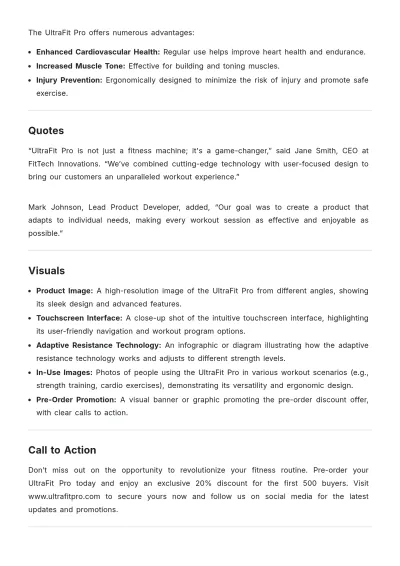 Free Product Launch in Magazine Article Template to Edit Online