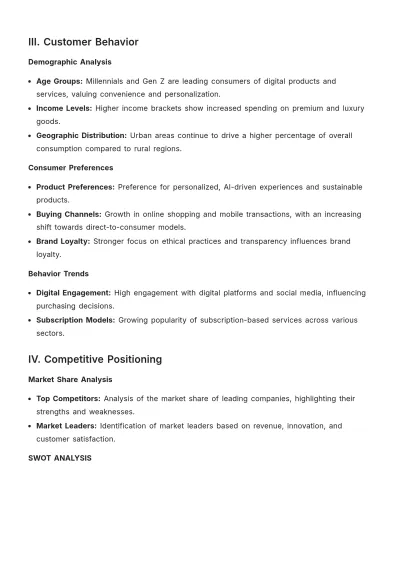 Free Modern Report Template to Edit Online