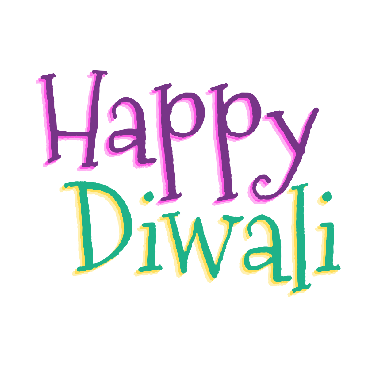 Editable Happy Diwali Text - Edit Online & Download