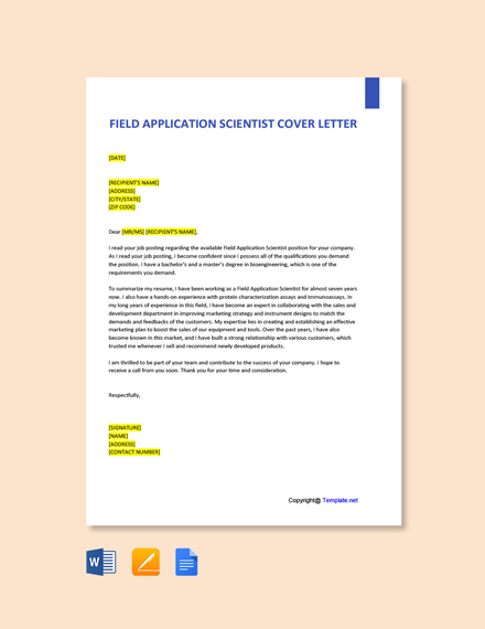 FREE Scholarship Application Letter For Masters Degree Template - Word